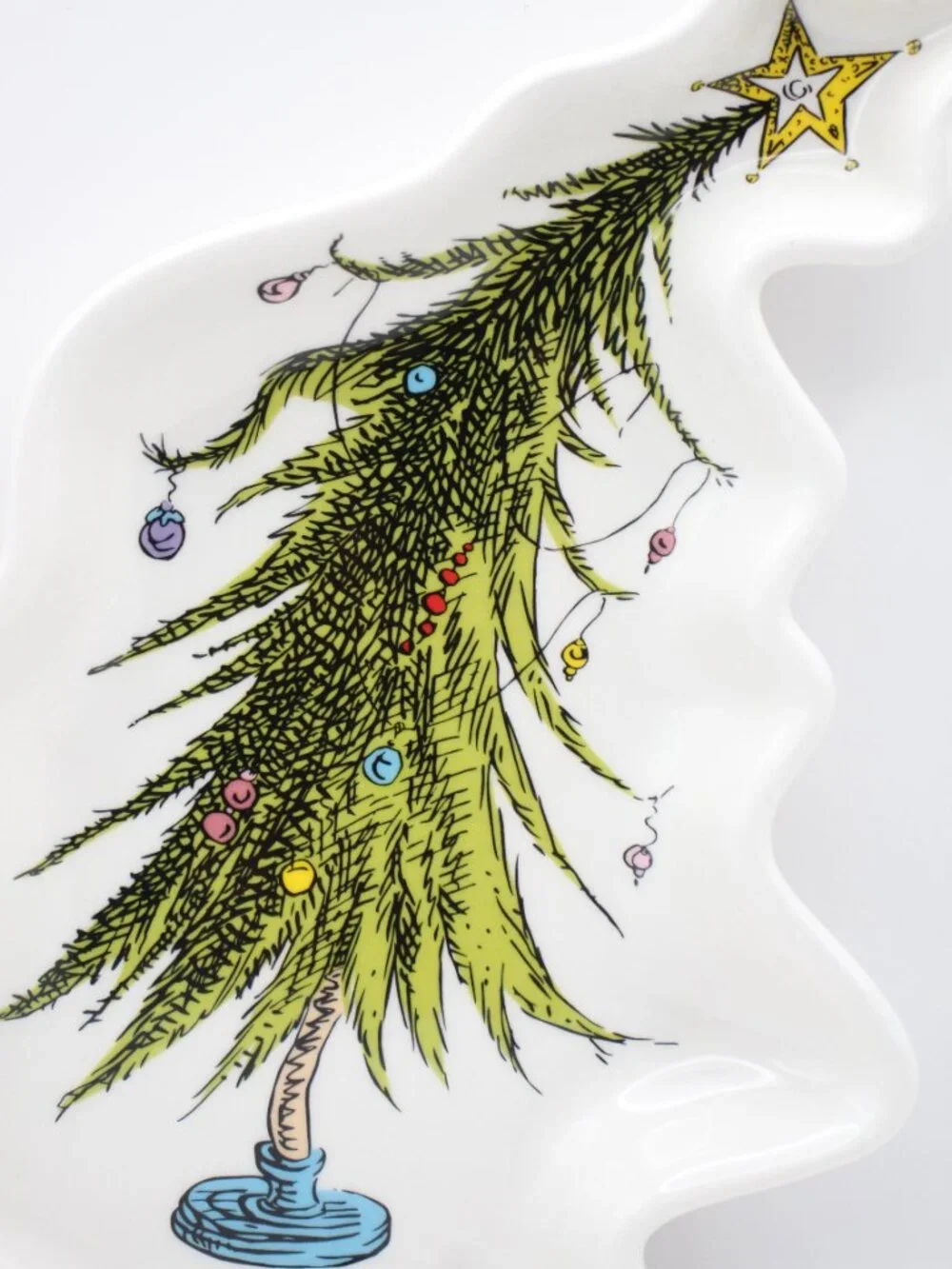 Dr. Seuss Ceramic Christmas Tree Spoon Rest